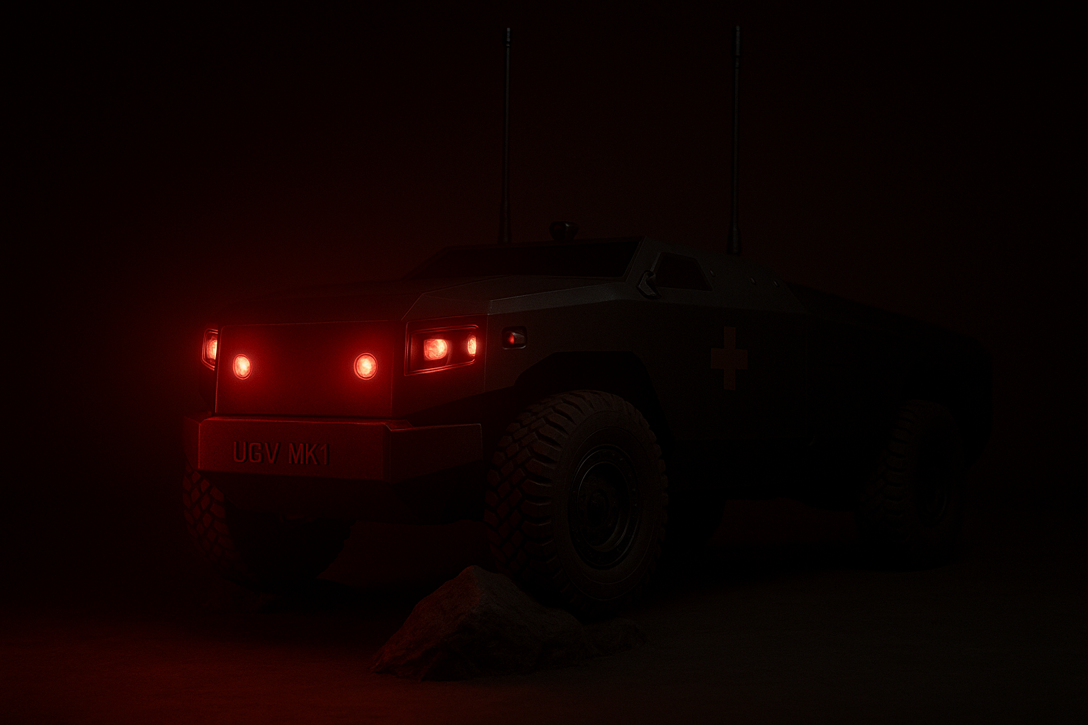 UGV MK1 – röd belysning